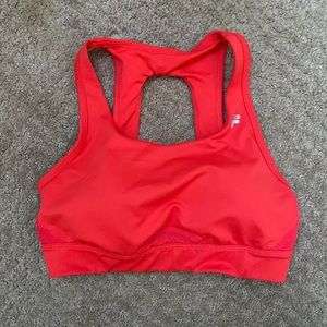 Like new Fila red sports bra
